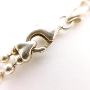 グッチ GUCCI ロゴプレート 2連 ネックレス ボールチェーン 50cm