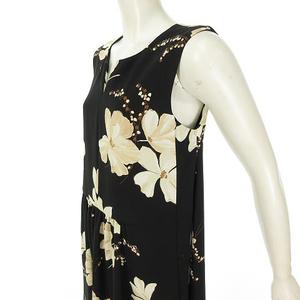 スナイデル Snidel ドローイングフラワー ワンピース Swfo 17ss ノースリーブ Vネック 黒 ブラック 0 レディース 053 ベクトルパーク