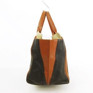 【未使用】Chloe　クロエ　アリソン　バイカラー　トートバッグ　オレンジ　黒 クロエ CHLOE アリソン レザートート トートバッグ バイカラー