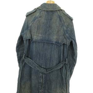 ラルフローレン RALPH LAUREN デニム トレンチコート USED加工