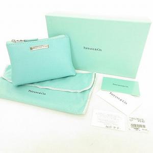 ティファニー TIFFANY & CO. レザーポーチ 化粧ポーチ コスメティック 