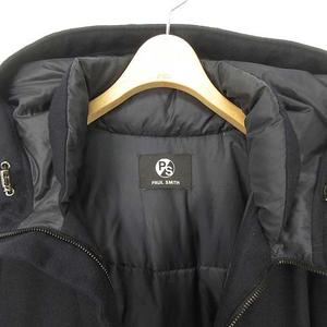 PSポール・スミス バイカラーダウンコートブラック×ネイビー