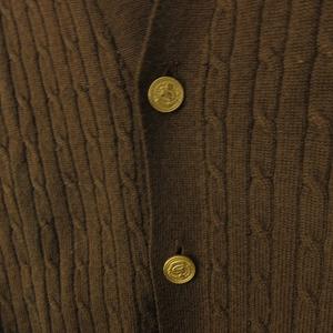 バーバリーズ Burberrys ヴィンテージ 金ボタン ケーブルニット  