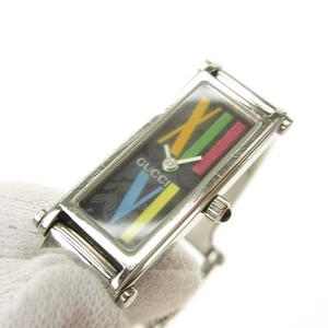 グッチ GUCCI 1500L クオーツ 腕時計 ローマ数字 フラワー リーフ