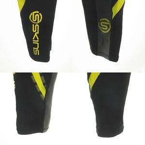 スキンズ SKINS DNAMIC DK9905001 BKYL ロングタイツ ブラック