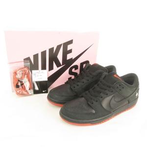 ナイキ エスビー NIKE SB 美品 DUNK LOW TRD QS Black Pigeon 883232  