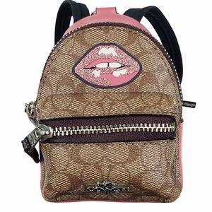 ミニリュック型キーホルダー COACH 本物良品□コーチ□ターンロック