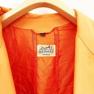 エルメス HERMES × マッキントッシュ Macintosh ゴム引き コート 金