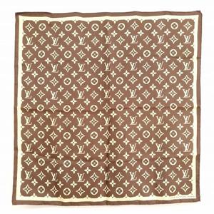 ルイヴィトン LOUIS VUITTON ヴィンテージ モノグラム シルク スカーフ  