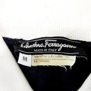 サルヴァトーレフェラガモ Salvatore Ferragamo ポロシャツ 半袖 襟 