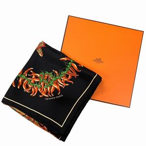 エルメス HERMES シルクスカーフ カレ90 AUX PAYS DES EPICES