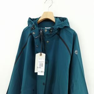 新品】Timberland ティンバーランド ポンチョ レインコート 青緑
