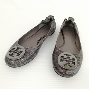 トリーバーチ TORY BURCH バレエシューズ フラットパンプス ロゴ金具 