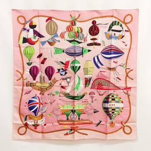 エルメス HERMES カレ90 LES FOLIES DU CIEL 大空の狂気 シルク