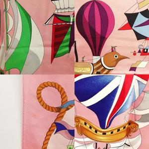 エルメス HERMES カレ90 LES FOLIES DU CIEL 大空の狂気 シルク