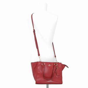 コーチ COACH ミニクロスビーキャリーオール 2WAY レザーハンドバッグ 