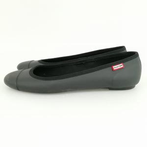 ハンター HUNTER レインシューズ ラバー フラットシューズ パンプス