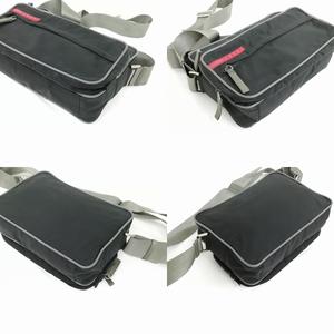 プラダスポーツ　ブラックショルダーバッグ　4VA122 プラダスポーツ PRADA SPORT 4VA122 ナイロン ショルダーバッグ