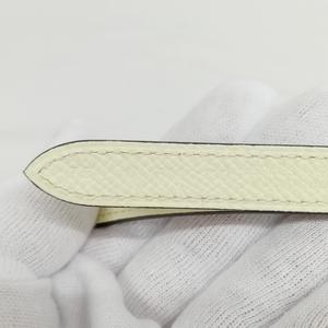エルメス HERMES ベルトバックル ミニH & リバーシブルベルト 13mm ナタ / ジョーヌ・ミルトン W刻印 75 ナローベルト 美品 レディース