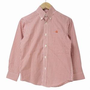 ブルックスブラザーズ ギンガムチェック ボタンダウンシャツ キッズ　L 新品 ブルックスブラザーズ BROOKS BROTHERS ボタンダウン シャツ 長袖
