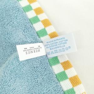 エルメス HERMES カレ タオル アニモー ナッテ フェイスタオル 美品 レディース