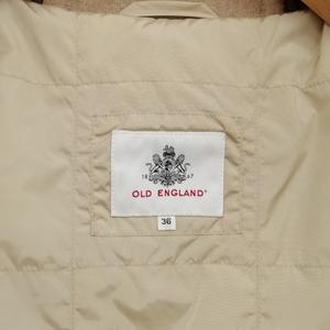 オールドイングランド OLD ENGLAND ヘリンボーン ウール ダッフルコート 36 ベージュ レディース
