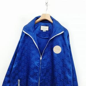 グッチ GUCCI Off The Grid 631892 20AW GGナイロン トラックジャケット ブルゾン 42 ブルー メンズ