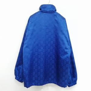 グッチ GUCCI Off The Grid 631892 20AW GGナイロン トラックジャケット ブルゾン 42 ブルー メンズ