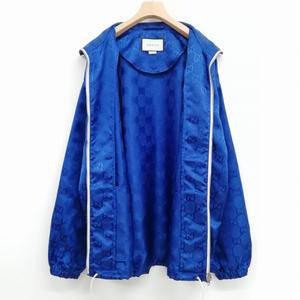 グッチ GUCCI Off The Grid 631892 20AW GGナイロン トラックジャケット ブルゾン 42 ブルー メンズ