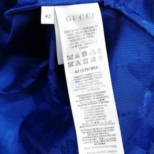 グッチ GUCCI Off The Grid 631892 20AW GGナイロン トラックジャケット ブルゾン 42 ブルー メンズ