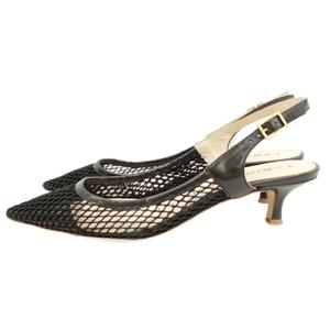 ファビオルスコーニ FABIO RUSCONI メッシュ ポインテッドトゥ バック  