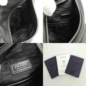 プラダ PRADA 2VZ098 ヴィッテロダイノ ボディバッグ ショルダーバッグ トライアングルロゴ 美品 ブラック 