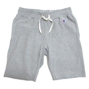 チャンピオン CHAMPION シップス別注 リバースウィーブ ショーツ ショートパンツ ワッペン ワンポイント S グレー X メンズ