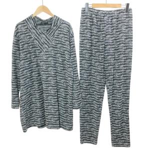 ミッソーニ MISSONI INTIMO ナイトウェア セットアップ ルームウェア パイル地 長袖 トップス プルオーバー ロングパンツ M ...