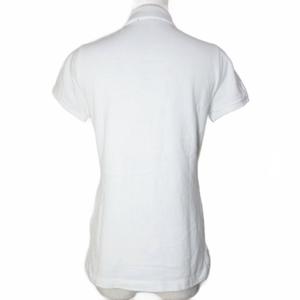 ラルフローレン RALPH LAUREN ビッグポニー ポロシャツ 半袖 鹿の子 ワッペン S/160/84A 白 ホワイト /X レディース
