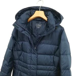 エルエルビーン L.L.BEAN 502570 ダウンコート ダウンジャケット S ネイビー レディース