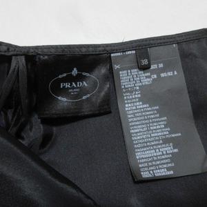 プラダ PRADA 美品 2014 スカート ひざ丈 台形 日本サイズS相当 36 165/62A 黒 ブラック /X レディース