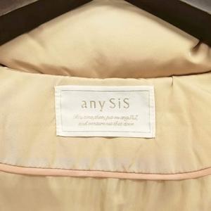 エニィスィス エニシス anySiS ダウンコート ダウンジャケット スタンドカラー 2 ベージュ レディース
