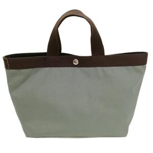 エルベシャプリエ Herve Chapelier 704C コーデュラ スクエア トート B5サイズ M ムース × モカ ハンドバッグ トートバッグ レディース