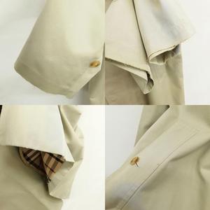 バーバリー BURBERRY ステンカラーコート ノバチェック裏 ウールライナー付 92-170-5 ベージュ系 メンズ