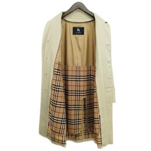 バーバリー BURBERRY ステンカラーコート ノバチェック裏 ウールライナー付 92-170-5 ベージュ系 メンズ