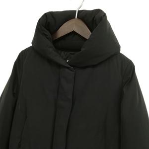 アンタイトル UNTITLED ダウン ジャケット ショールカラー ショート丈 3 ブラック レディース