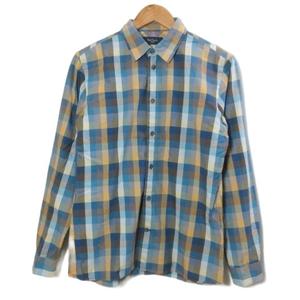 ポールスミスジーンズ Paul Smith JEANS チェックシャツ 長袖 M ブルー系 /X メンズ