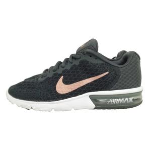 ナイキ NIKE 852465-013 Air Max Womens SEQUENT 2 エアマックス スニーカー 24cm チャコール系 レディース