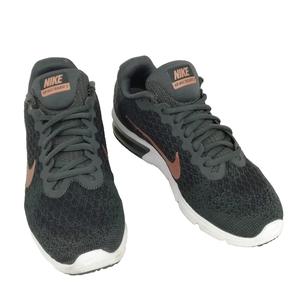 ナイキ NIKE 852465-013 Air Max Womens SEQUENT 2 エアマックス スニーカー 24cm チャコール系 レディース