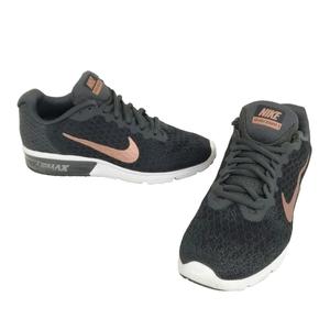 ナイキ NIKE 852465-013 Air Max Womens SEQUENT 2 エアマックス スニーカー 24cm チャコール系 レディース