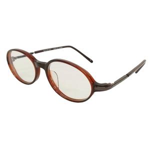 グッチ GUCCI オーバル メガネフレーム 眼鏡 サングラス ブラウン系 レディース