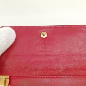 ルイヴィトン LOUIS VUITTON M91976 TS3151 ミュルティクレ4 ヴェルニ モノグラム キーケース レッド系 レディース