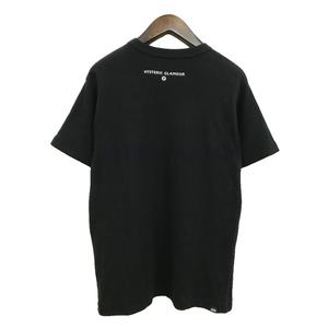ヒステリックグラマー HYSTERIC GLAMOUR HYS SYMBOL パック Tシャツ ロゴプリント 半袖 L ブラック メンズ