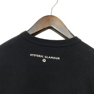 ヒステリックグラマー HYSTERIC GLAMOUR HYS SYMBOL パック Tシャツ ロゴプリント 半袖 L ブラック メンズ